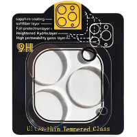 Захисне Скло на камеру Full Block iPhone 14 Pro/14 Pro Max, Прозорий