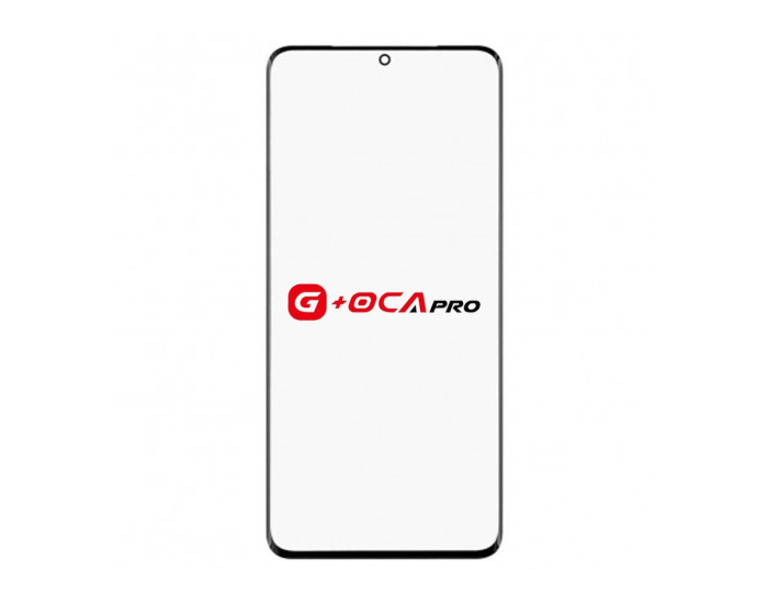 Стекло фронтальное с OCA-пленкой для Samsung G998 Galaxy S21 Ultra, черное, оригинал, G+OCA PRo