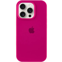 Чехол-силикон оригинал Full Soft Matte iPhone 15 Plus, малиновый