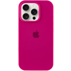Чехол-силикон оригинал Full Soft Matte iPhone 15 Plus, малиновый
