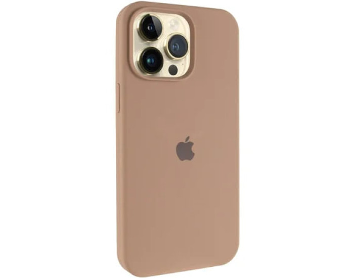 Чехол-силикон оригинал Full Soft Matte iPhone 15 Pro Max, золото пустыни