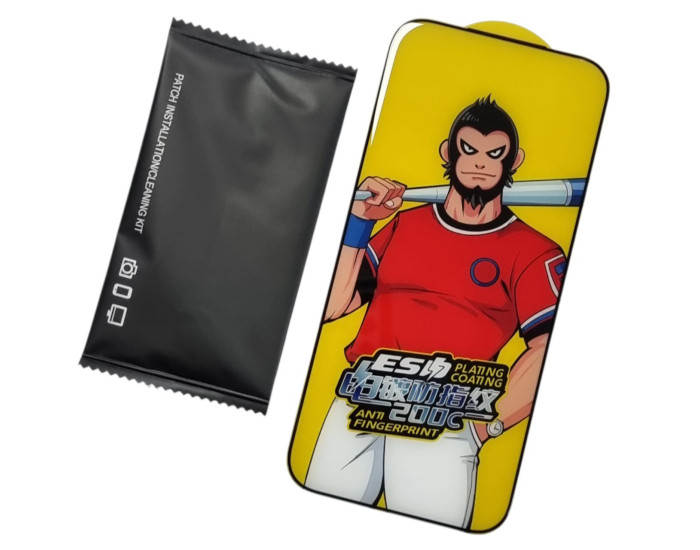 Защитное стекло Oksamyt Premium iPhone 17 Pro Max 5D, Black (в упаковке)