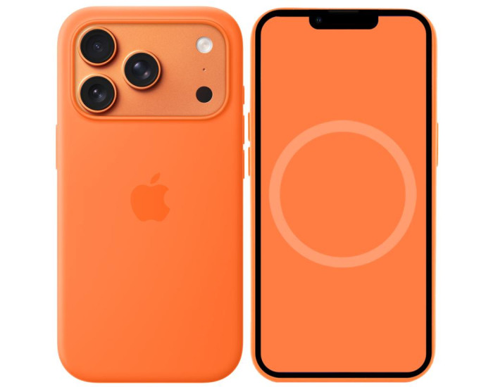 Чехол-силикон оригинал Full Soft Matte with MagSafe and Animation iPhone 17 Pro Max, Orange