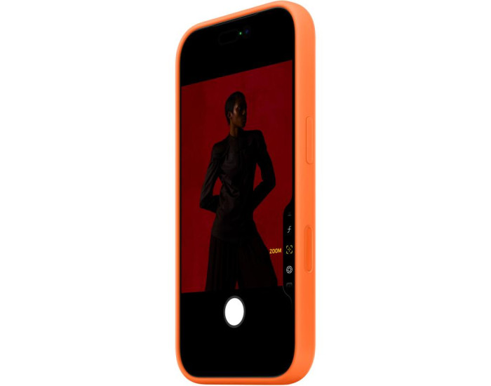 Чехол-силикон оригинал Full Soft Matte with MagSafe and Animation iPhone 17 Pro Max, Orange