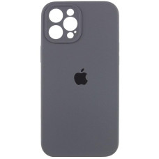 Чехол-силикон оригинал Full Camera Soft Matte iPhone 12 Pro Max, Dark grey