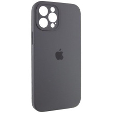 Чехол-силикон оригинал Full Camera Soft Matte iPhone 12 Pro Max, Dark grey