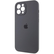 Чехол-силикон оригинал Full Camera Soft Matte iPhone 12 Pro Max, Dark grey