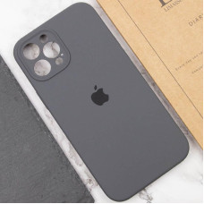 Чехол-силикон оригинал Full Camera Soft Matte iPhone 12 Pro Max, Dark grey