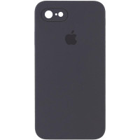 Чехол-силикон оригинал Square Cover Soft Matte Full Camera iPhone 7 /8 /SE 2020, Dark grey