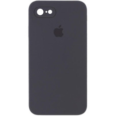 Чехол-силикон оригинал Square Cover Soft Matte Full Camera iPhone 7 /8 /SE 2020, Dark grey