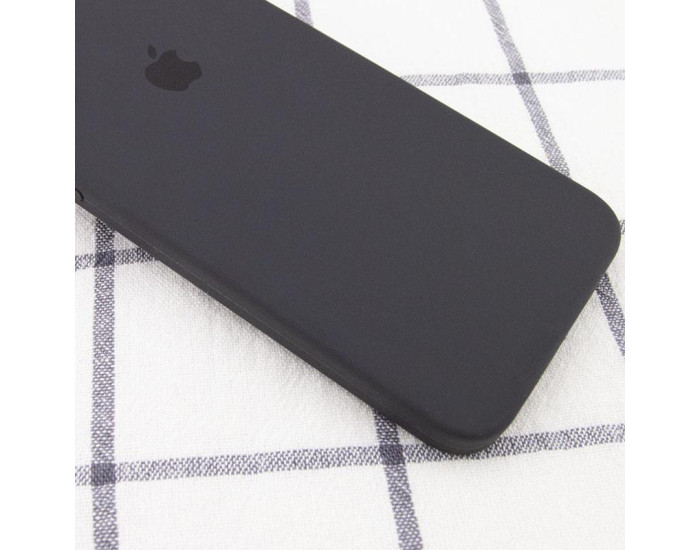 Чехол-силикон оригинал Square Cover Soft Matte Full Camera iPhone 7 /8 /SE 2020, Dark grey