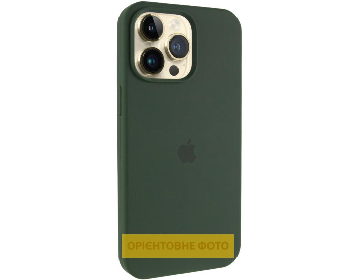 Чохол-силікон оригінал Full Soft Matte with MagSafe iPhone 17 Pro, Cyprus Green