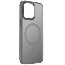 Чехол-силикон Ummi Colorful with MagSafe iPhone 15 Pro (Серый / Grey)