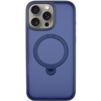 Чохол-силікон Ummi Colorful with MagSafe HQ Ring iPhone 15 Pro (Синій / Dark Blue)