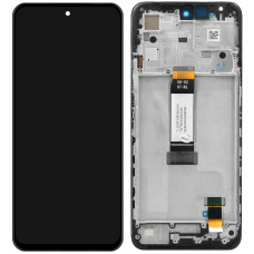 Дисплей с сенсорным экраном (модуль) Xiaomi Redmi 12 /Redmi 12 5G /Redmi 12S /Redmi 12X /Poco M6 Pro 5G, черный с рамкой, оригинал