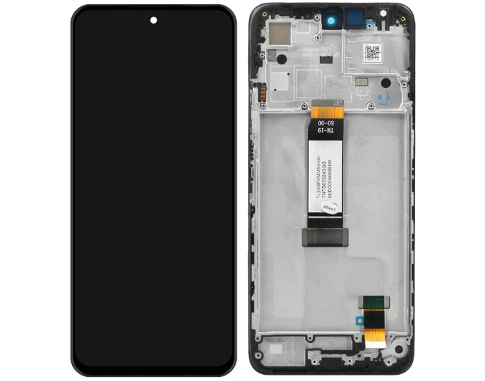 Дисплей с сенсорным экраном (модуль) Xiaomi Redmi 12 /Redmi 12 5G /Redmi 12S /Redmi 12X /Poco M6 Pro 5G, черный с рамкой, оригинал