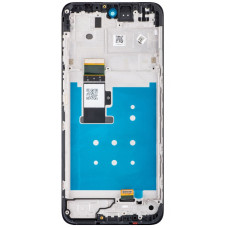 Дисплей з сенсорним екраном (модуль) Motorola XT2331 Moto G13 / XT2333 Moto G23, чорний з рамкою, оригінал