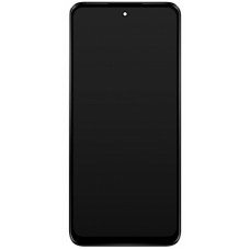Дисплей з сенсорним екраном (модуль) Motorola XT2331 Moto G13 / XT2333 Moto G23, чорний з рамкою, оригінал