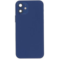 Корпус для iPhone 12 з тримачем SIM карти, з бічними кнопками, синій