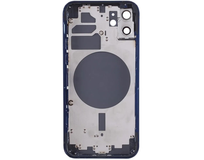 Корпус для iPhone 12 з тримачем SIM карти, з бічними кнопками, синій