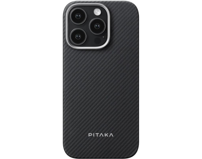 Чехол PC PITAKA with Magsafe iPhone 15 Pro, Black/Grey