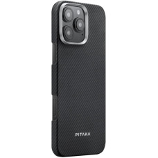Чехол PC PITAKA with Magsafe iPhone 16 Pro, Black/Grey