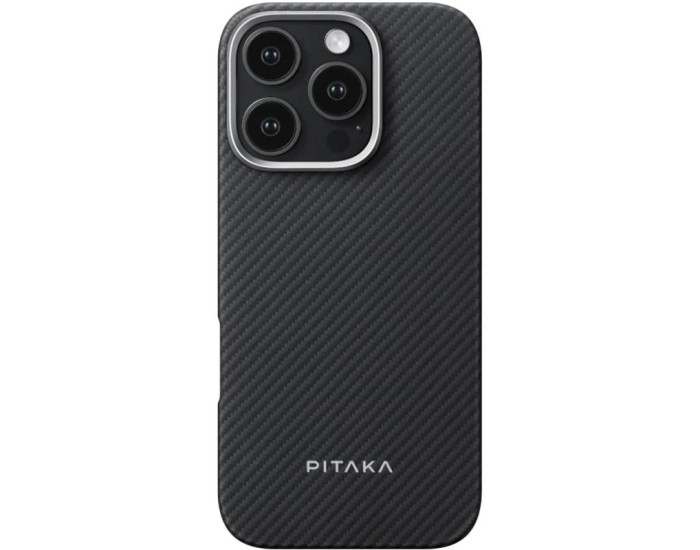 Чехол PC PITAKA with Magsafe iPhone 16 Pro, Black/Grey