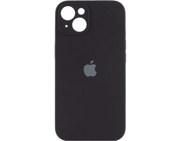 Чехол-силикон оригинал Full Camera Soft Matte iPhone 15 Plus (Черный / Black)