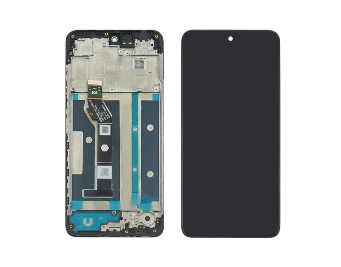 Дисплей з сенсорним екраном (модуль) Motorola XT2523-3 Moto G05 /XT2521-3 Moto G15 /XT2523-6 Moto E15,с рамкою, чорний