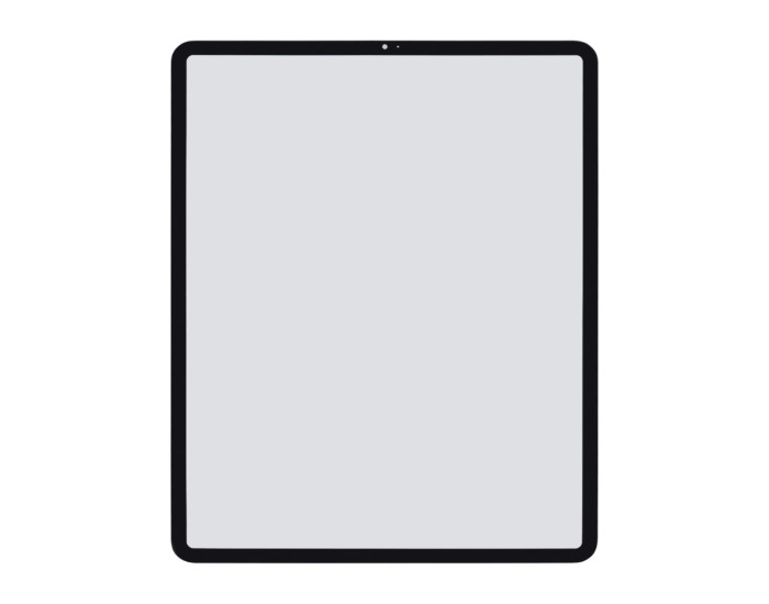 Стекло фронтальное с OCA-пленкой iPad Pro 12.9 2018 / iPad Pro 12.9 2020 черное