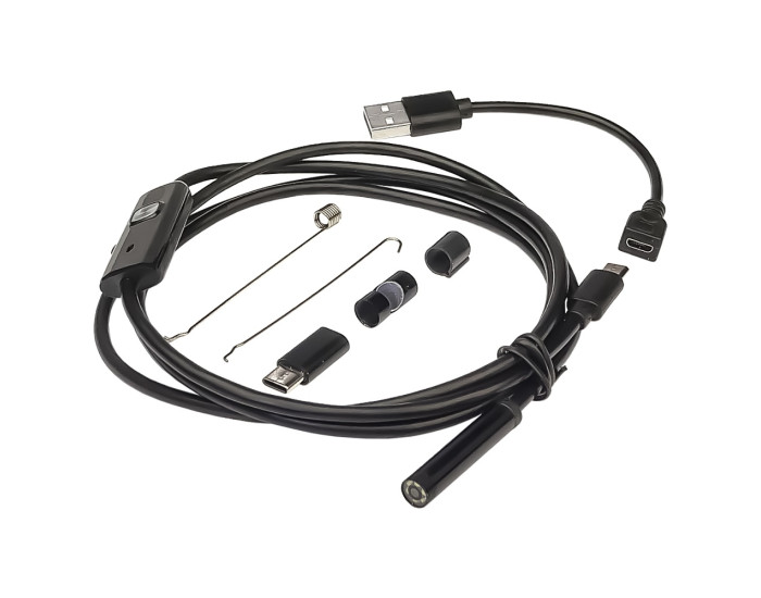 Эндоскоп цифровой , камера 640x480, влагозащита IP67, L=150мм, USB A/Micro/Type C