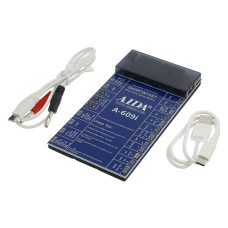 Активатор акумуляторів AIDA A-609i з цифр.инд.(6G -15 Pro Max, HUA, OPPO, VIVO, MI, SAM, ZTE; Кабелі Type-C/ USB A/ штеккери БП)