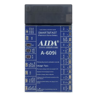 Активатор акумуляторів AIDA A-609i з цифр.инд.(6G -15 Pro Max, HUA, OPPO, VIVO, MI, SAM, ZTE; Кабелі Type-C/ USB A/ штеккери БП)