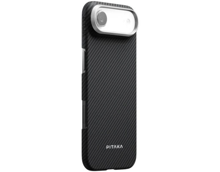 Чехол PC PITAKA with MagSafe iPhone Air, Black/Grey