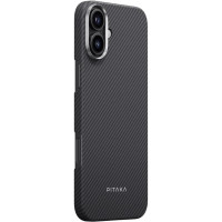 Чехол PC PITAKA with MagSafe iPhone 17, Black/Grey
