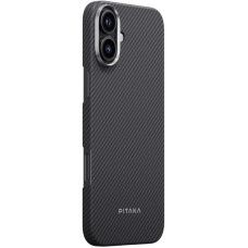 Чехол PC PITAKA with MagSafe iPhone 17, Black/Grey