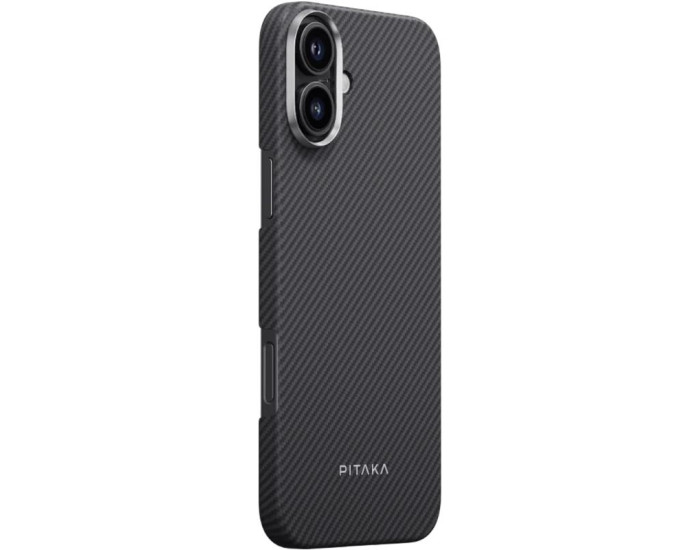 Чехол PC PITAKA with MagSafe iPhone 17, Black/Grey