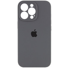Чехол-силикон оригинал Full Camera Soft Matte iPhone 15 Pro (Серый / Dark Gray)