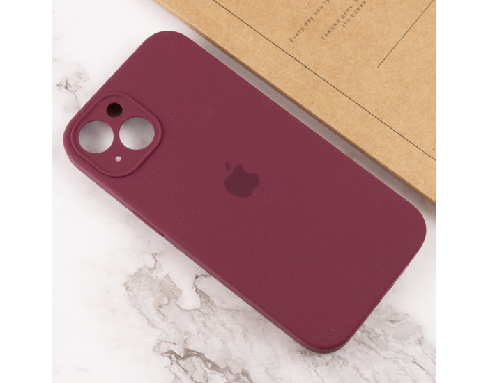 Чехол-силикон оригинал Full Camera Soft Matte iPhone 14 Plus, красная роза