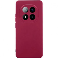 Чехол-силикон Getman Liquid Silk Full Camera Xiaomi Redmi Note 15 Pro Plus 5G /Poco M8 Pro, марсала
