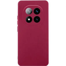 Чехол-силикон Getman Liquid Silk Full Camera Xiaomi Redmi Note 15 Pro Plus 5G / Poco M8 Pro, марсала