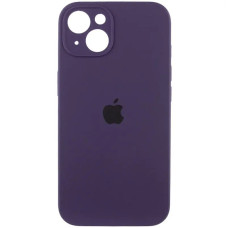 Чехол-силикон оригинал Full Camera Soft Matte iPhone 13, черная бузина