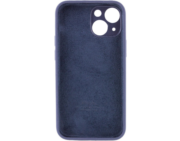 Чехол-силикон оригинал Full Camera Soft Matte iPhone 14 Plus, ночной синий