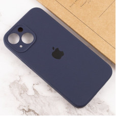 Чехол-силикон оригинал Full Camera Soft Matte iPhone 14 Plus, ночной синий