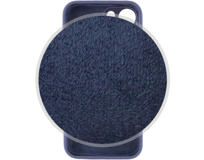 Чехол-силикон оригинал Full Camera Soft Matte iPhone 14 Plus, ночной синий