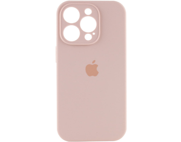 Чехол-силикон оригинал Full Camera Soft Matte iPhone 15 Pro, розовый песок