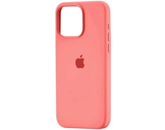 Чехол-силикон оригинал Full Soft Matte iPhone 15 Pro Max, коралловый