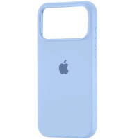 Чехол-силикон оригинал Full Soft Matte with Magsafe iPhone 17 Pro Max, сиренево-голубой