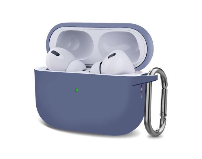 Чохол для AirPods Pro 3 (+ карабін) лаванда