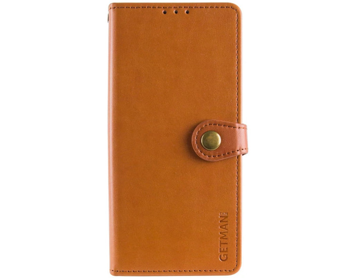 Чохол-книга шкіряний GETMAN Elegant Motorola Moto G15 4G Коричневий
